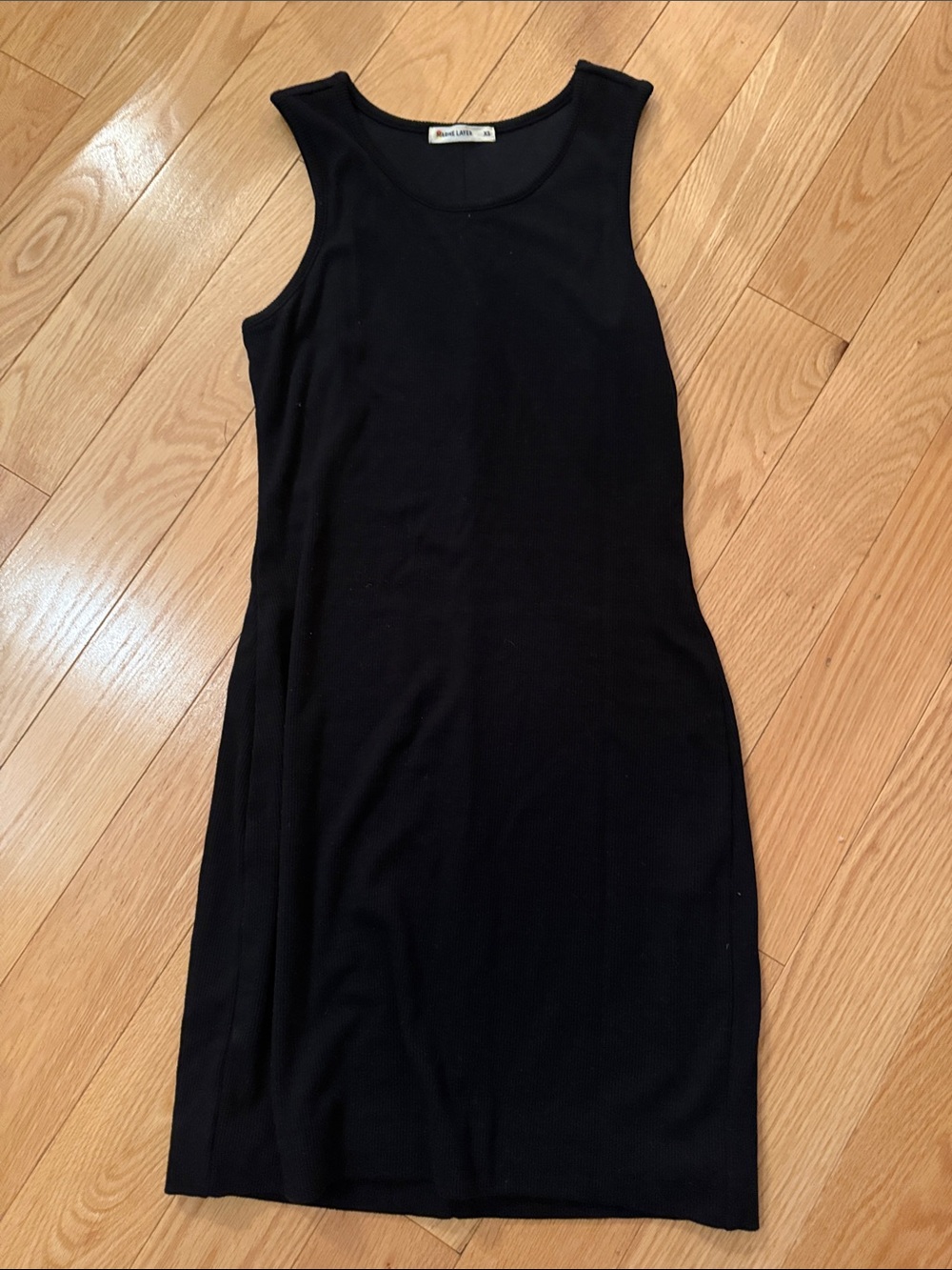 Marine Layer Black Sleeveless Mini Dress